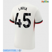 Camisa de time de futebol Chelsea Romeo Lavia #45 Replicas 2º Equipamento 2025-26 Manga Curta